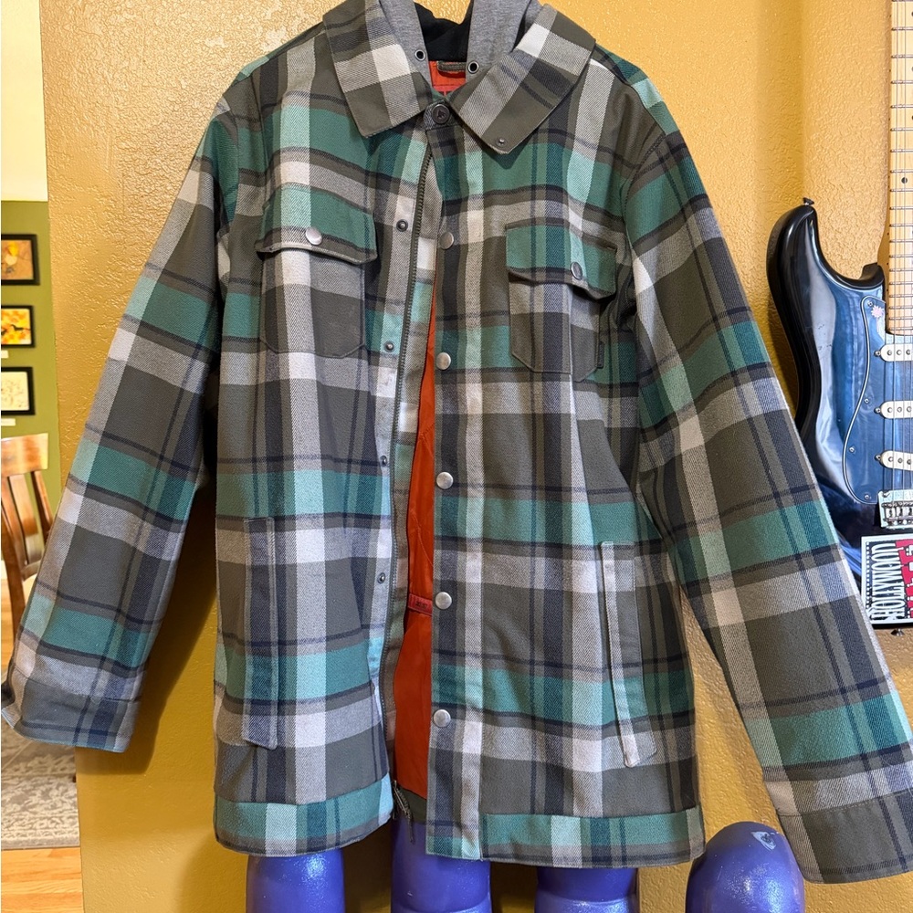 Burton Multicolor Plaid snowboard Jacket